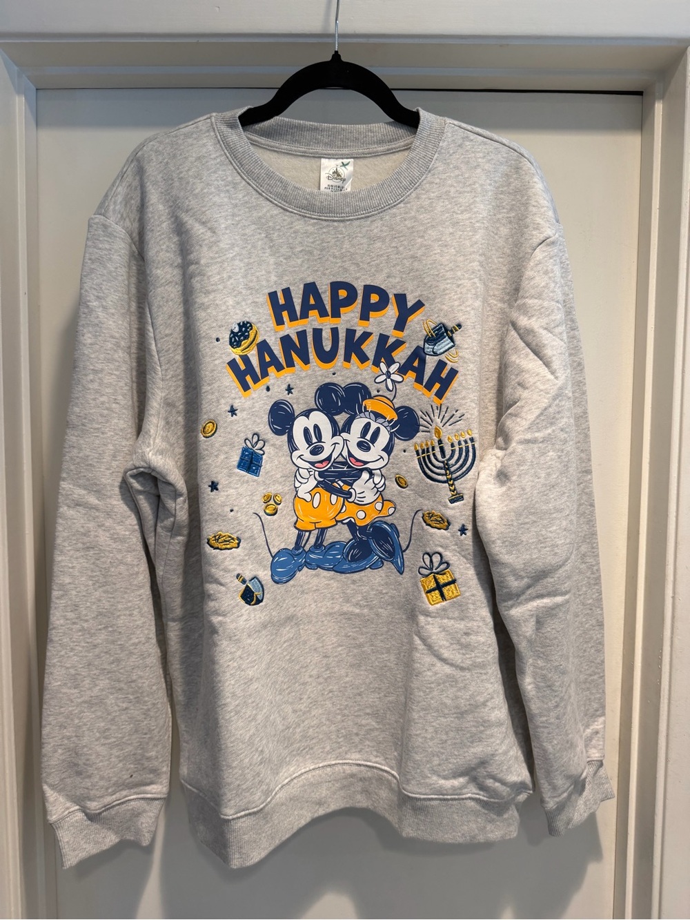 Disney Happy Hanukkah Crewneck Sweatshirt